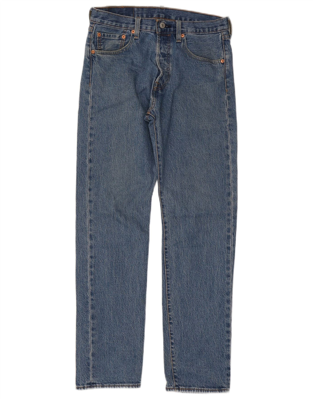 Levi's Mens 501 Straight Jeans W29 L32 Blue Cotton