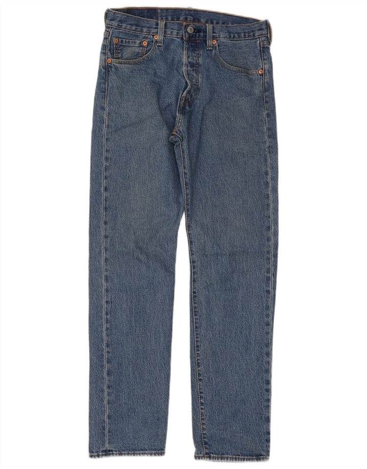 Levi's Mens 501 Straight Jeans W29 L32 Blue Cotton