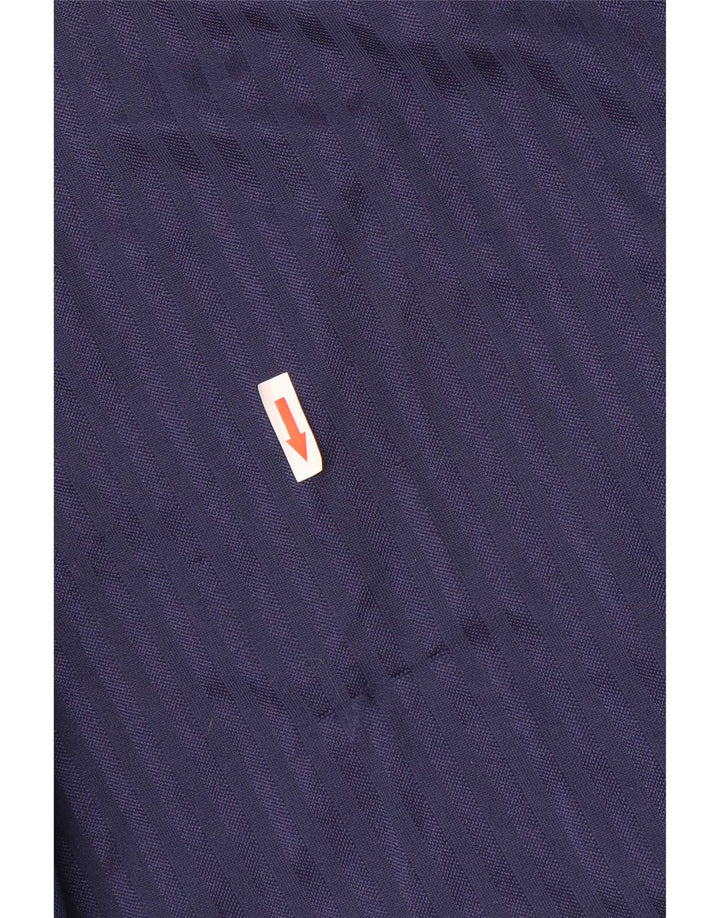 Lotto Mens T-Shirt Top Medium Navy Blue Colourblock Polyester