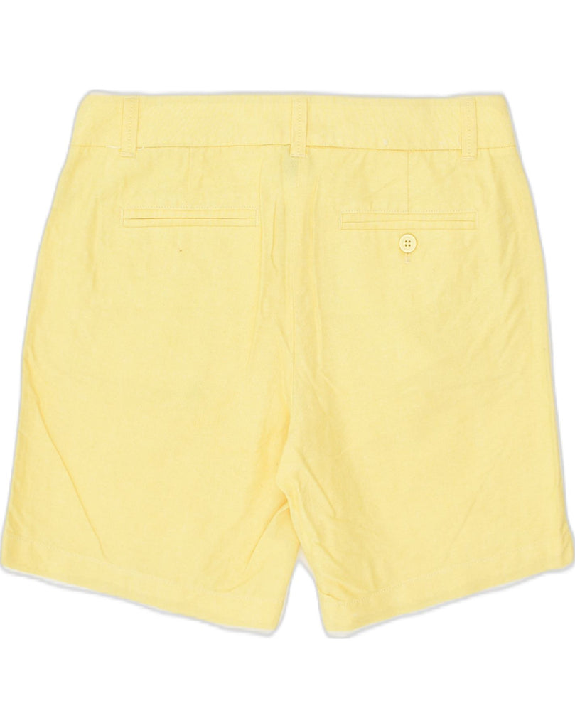 J. CREW Womens City Fit Chino Shorts US 2 XS W30 Yellow Cotton | Vintage J. Crew | Thrift | Second-Hand J. Crew | Used Clothing | Messina Hembry 