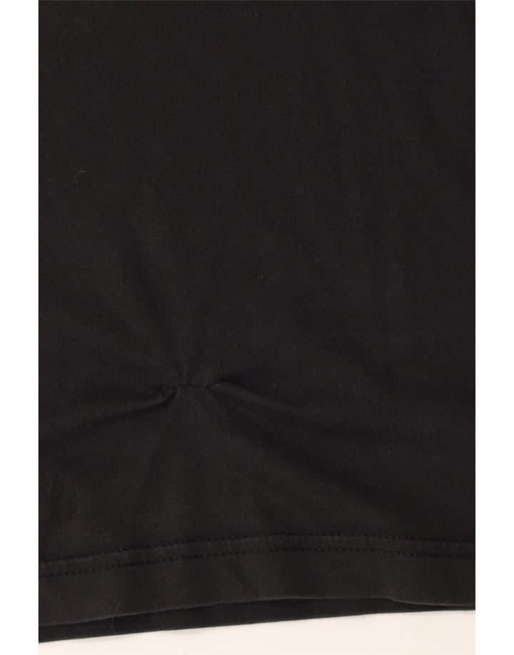 TOMMY HILFIGER Mens T-Shirt Top Medium Black Cotton Vintage Tommy Hilfiger and Second-Hand Tommy Hilfiger from Messina Hembry 