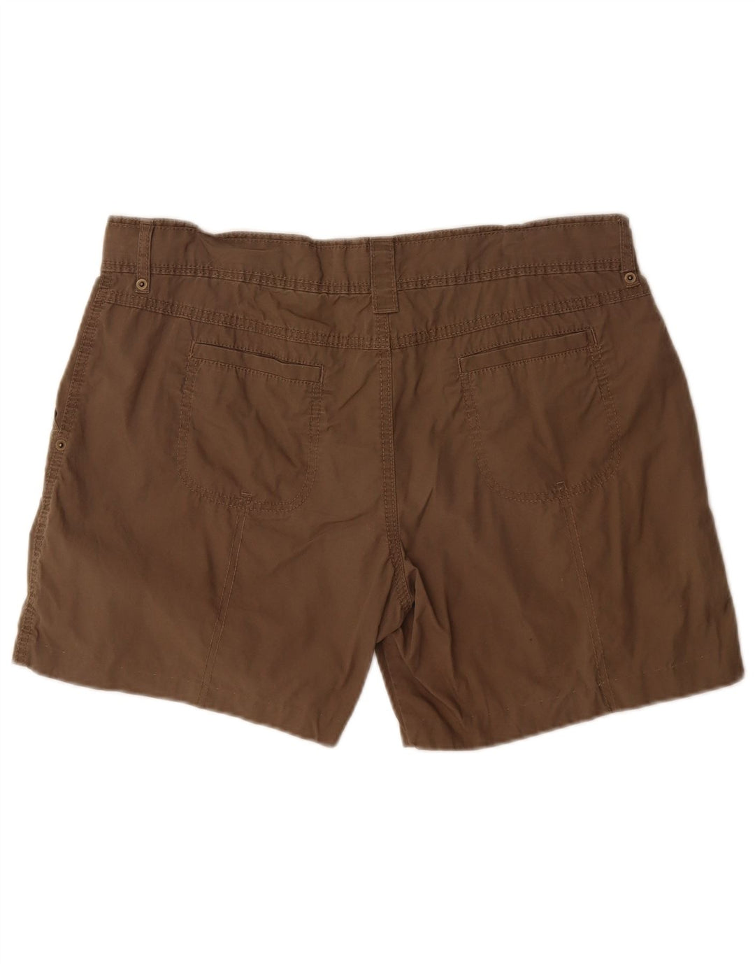 Marks & Spencer Womens Cargo Shorts UK 16 Large W34  Khaki Cotton