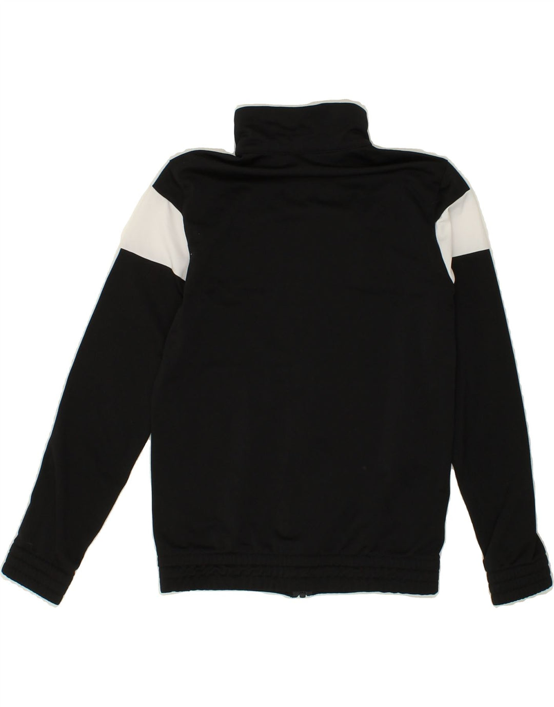 ADIDAS Boys Tracksuit Top Jacket 9-10 Years Black Colourblock Polyester Vintage Adidas and Second-Hand Adidas from Messina Hembry 