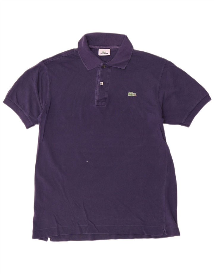 Lacoste Mens Polo Shirt Size 3 Small Navy Blue Cotton