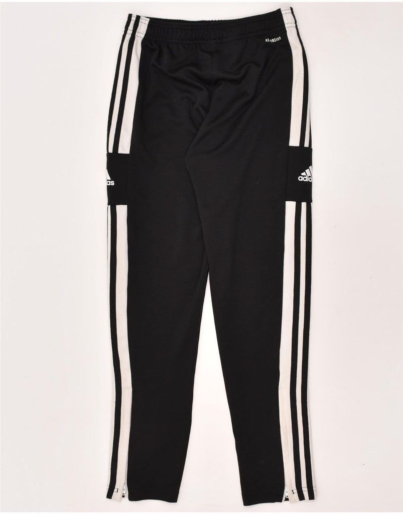 ADIDAS Boys Graphic Tracksuit Trousers 11-12 Years Black Polyester Vintage Adidas and Second-Hand Adidas from Messina Hembry 