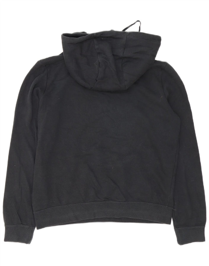 Nike Mens Hoodie Jumper Medium Black Cotton