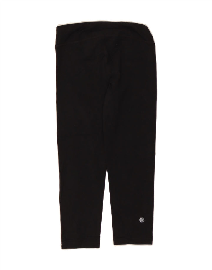 ATHLETA Girls Leggings 11-12 Years Large Black Nylon Vintage Athleta and Second-Hand Athleta from Messina Hembry 