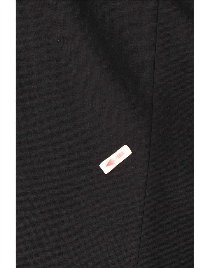 Marks & Spencer Mens 2 Button Blazer Jacket Size 44 XL Black Wool