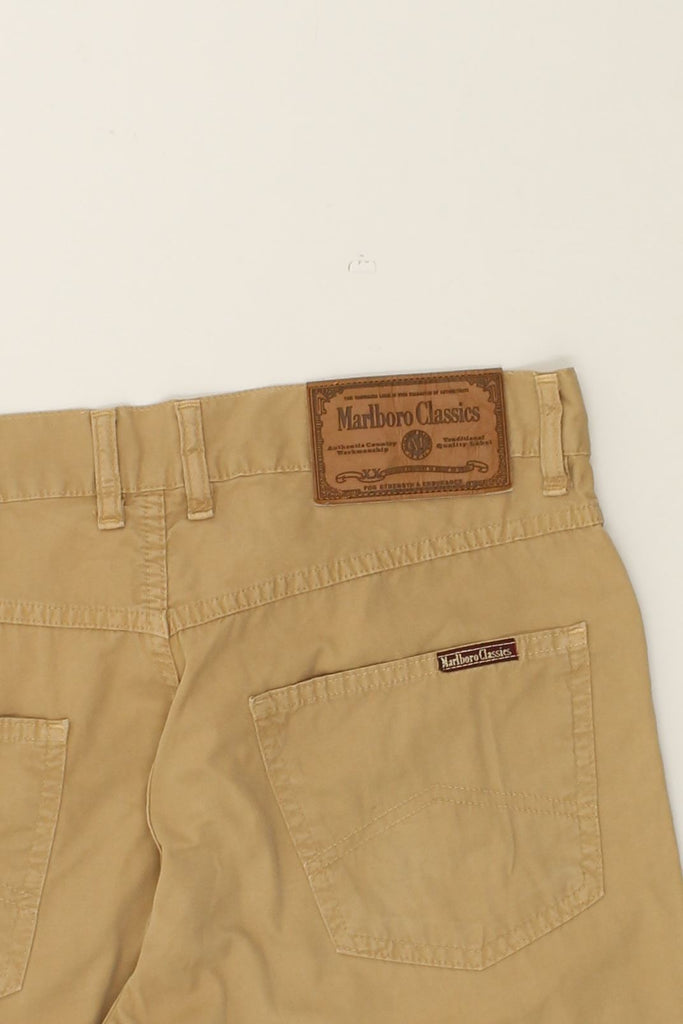 MARLBORO CLASSICS Mens Straight Casual Trousers W32 L29  Beige Cotton | Vintage Marlboro Classics | Thrift | Second-Hand Marlboro Classics | Used Clothing | Messina Hembry 