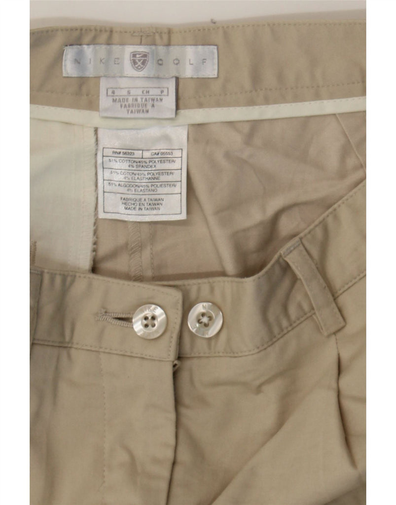 NIKE Womens Pegged Chino Shorts Small W27  Beige Cotton Vintage Nike and Second-Hand Nike from Messina Hembry 