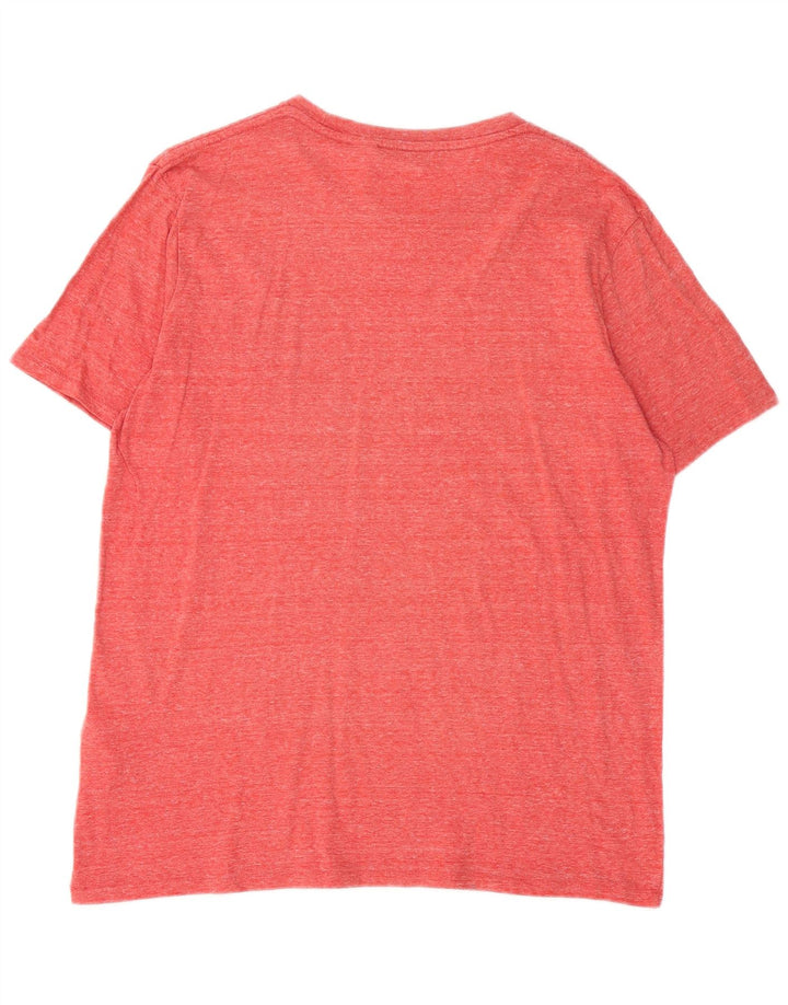 Levi's Mens Graphic T-Shirt Top Large Red Flecked Cotton
