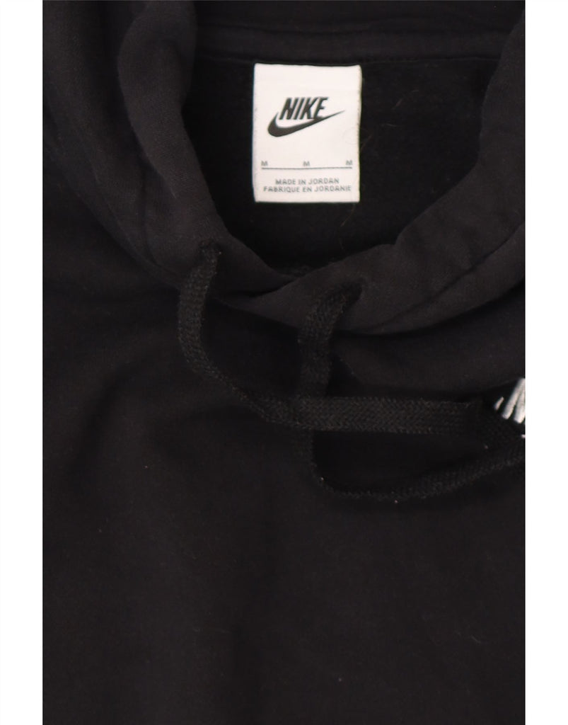 NIKE Mens Hoodie Jumper Medium Black Cotton Vintage Nike and Second-Hand Nike from Messina Hembry 