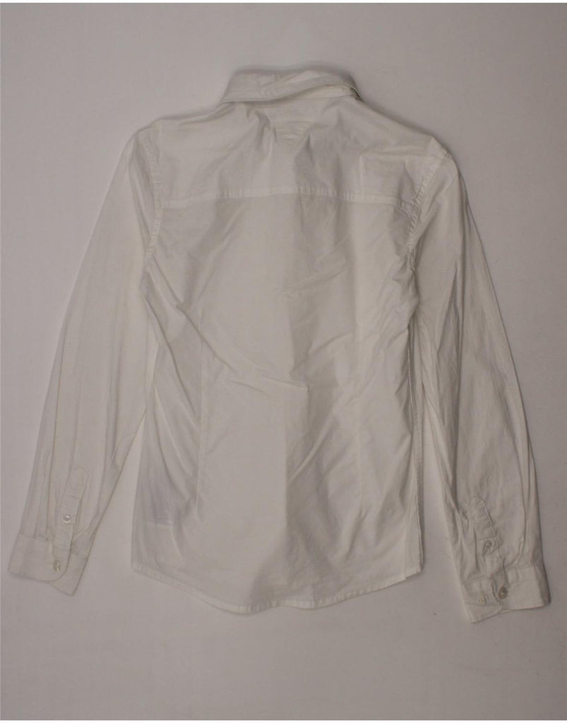 TOMMY HILFIGER Boys Shirt 9-10 Years White Cotton Vintage Tommy Hilfiger and Second-Hand Tommy Hilfiger from Messina Hembry 
