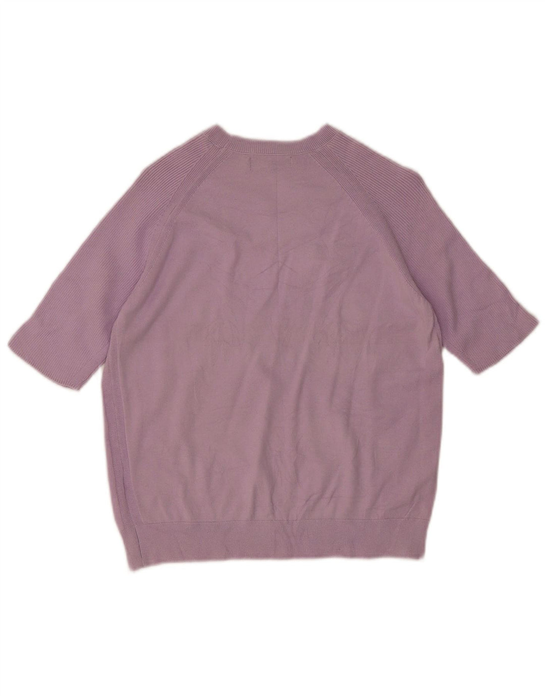 Marks & Spencer Womens Boat Neck Jumper Sweater UK 12 Medium Purple