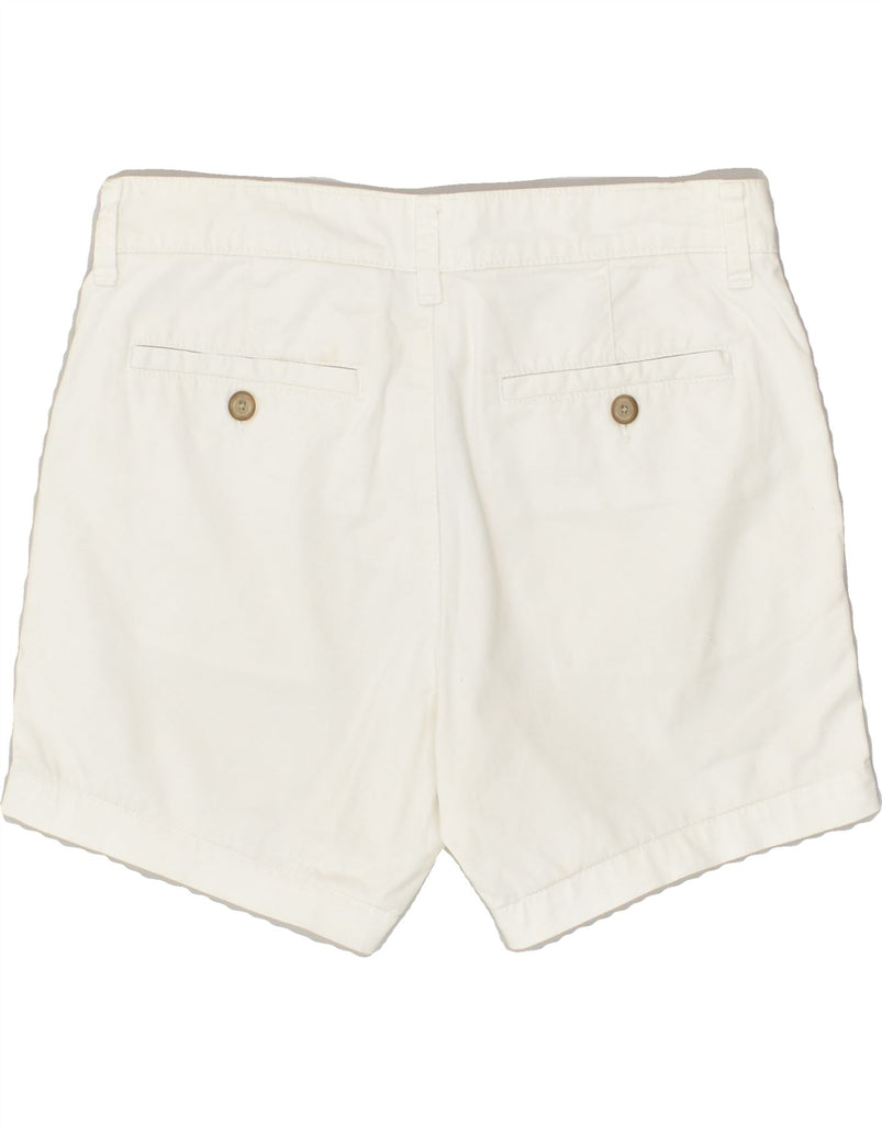 GAP Womens Low Waist Chino Shorts UK 4 XS W30 White | Vintage Gap | Thrift | Second-Hand Gap | Used Clothing | Messina Hembry 