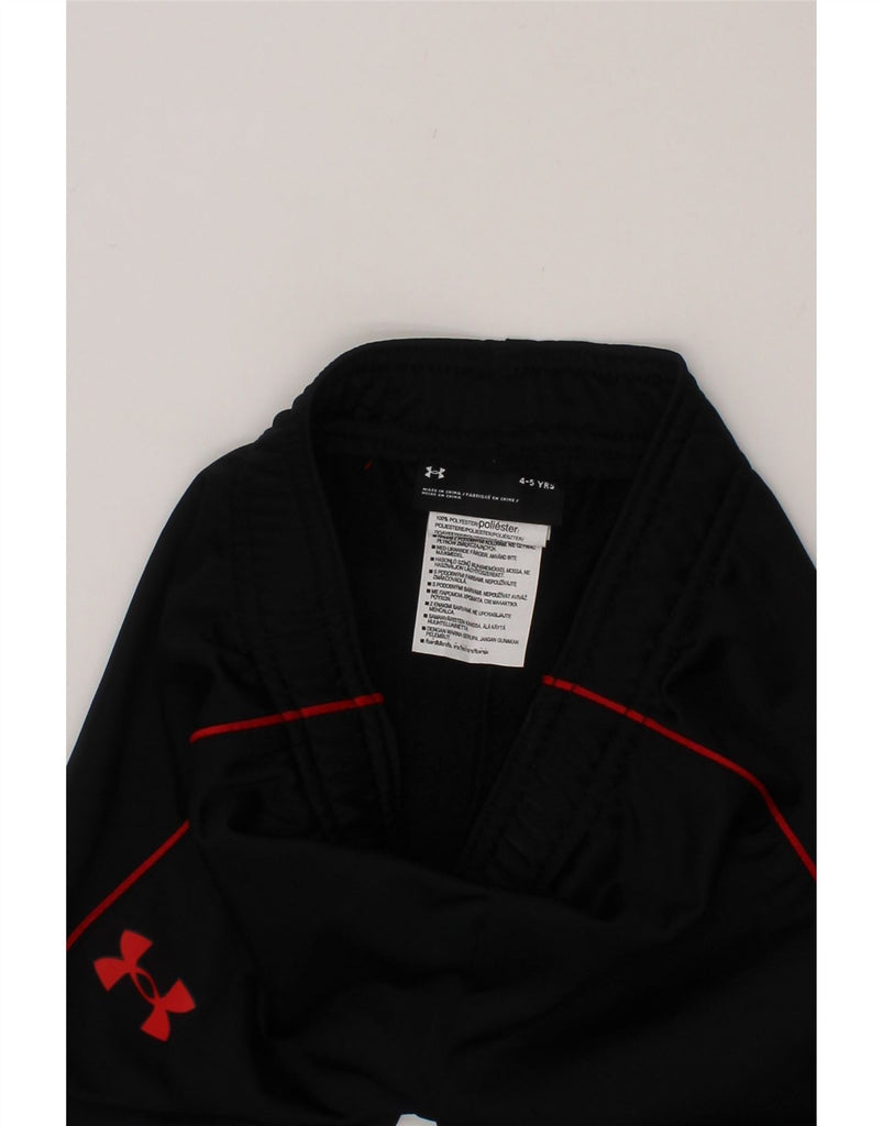 UNDER ARMOUR Boys Tracksuit Trousers 4-5 Years Black Polyester Vintage Under Armour and Second-Hand Under Armour from Messina Hembry 