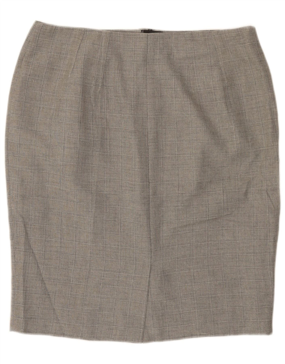 Marks & Spencer Womens Pencil Skirt UK 16 Large W36 Grey Polyester
