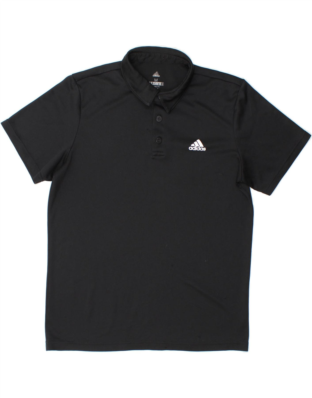 ADIDAS Mens Climalite Polo Shirt Medium Black Vintage Adidas and Second-Hand Adidas from Messina Hembry 
