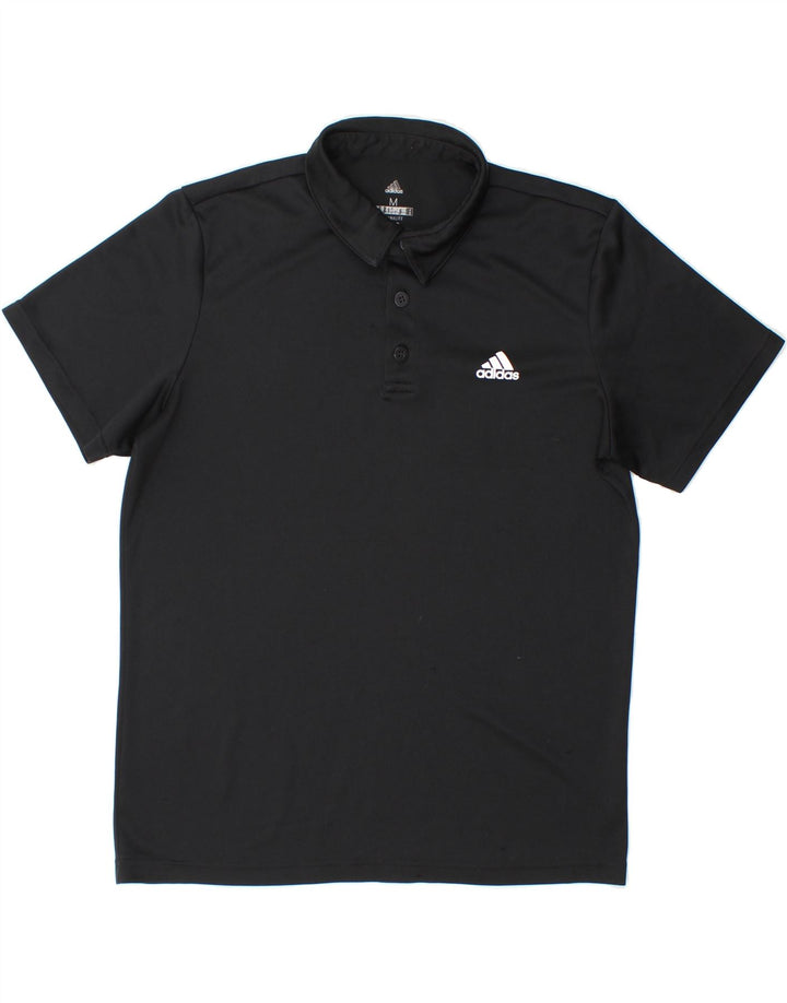 ADIDAS Mens Climalite Polo Shirt Medium Black Vintage Adidas and Second-Hand Adidas from Messina Hembry 