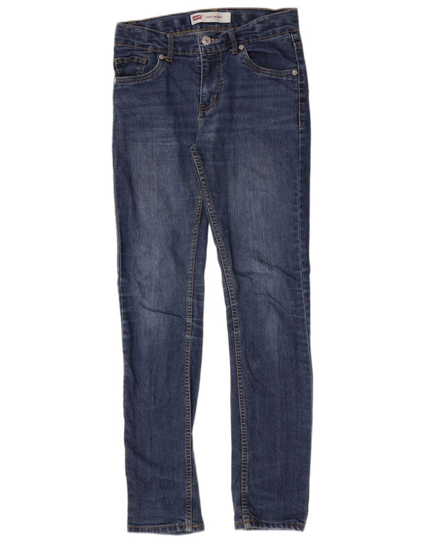 Levi's Boys 510 Skinny Jeans 13-14 Years W26 L29 Blue Cotton