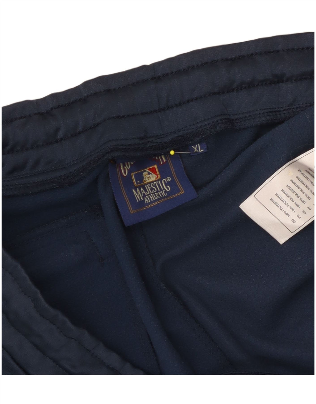 Majestic Mens Cooperstown Graphic Tracksuit Trousers XL Navy Blue Polyester