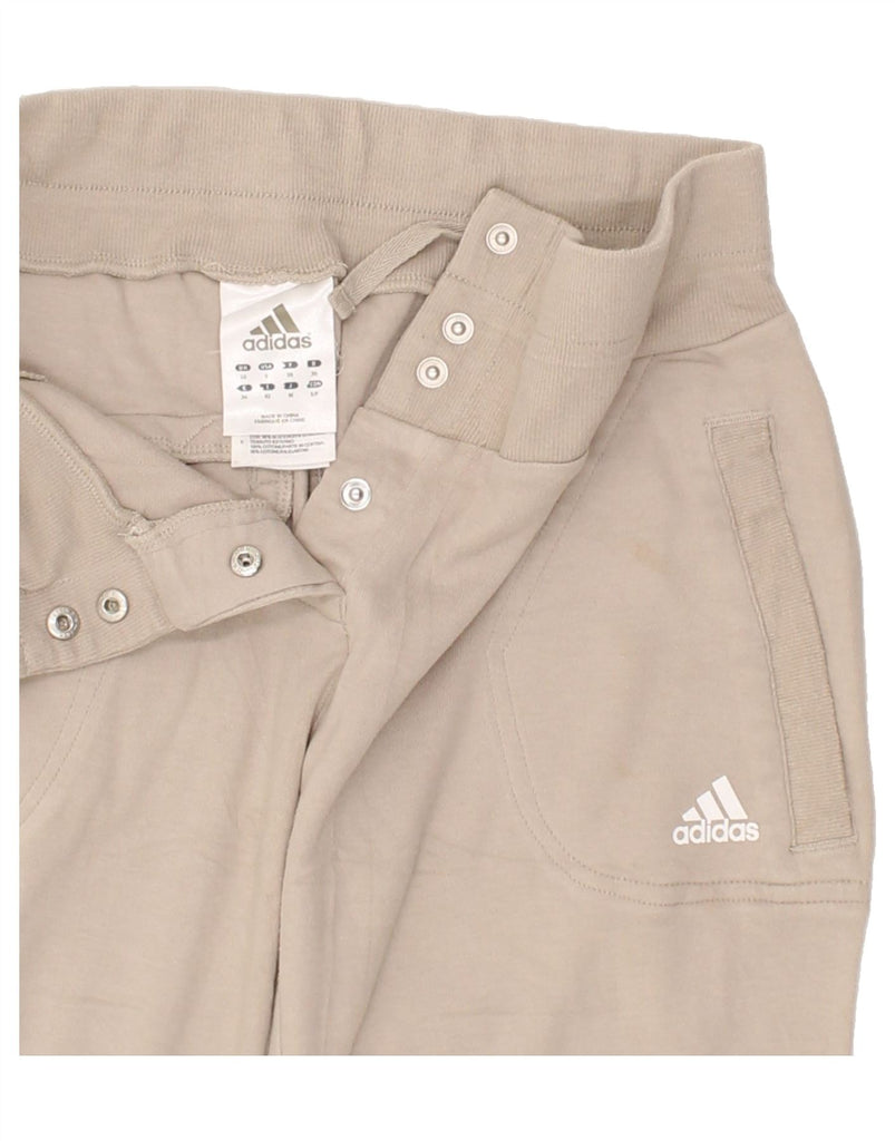 ADIDAS Womens Bermuda Shorts UK 10 Small W28 Grey Cotton | Vintage Adidas | Thrift | Second-Hand Adidas | Used Clothing | Messina Hembry 