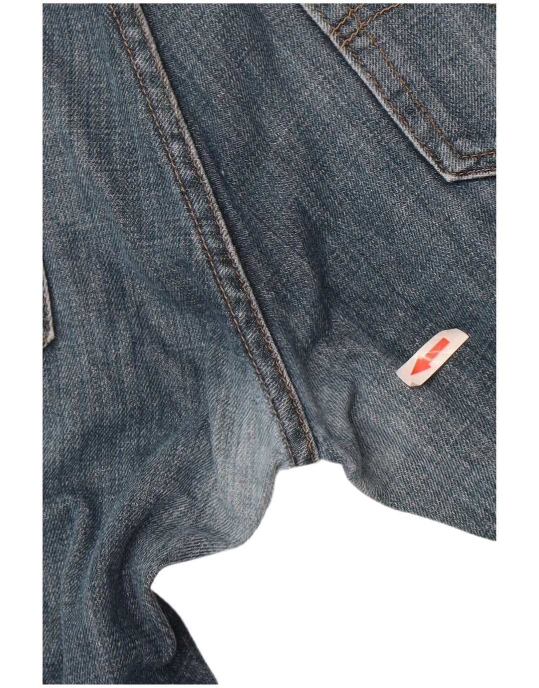 Levi's Mens 514 Slim Straight Jeans W34 L40 Blue Cotton