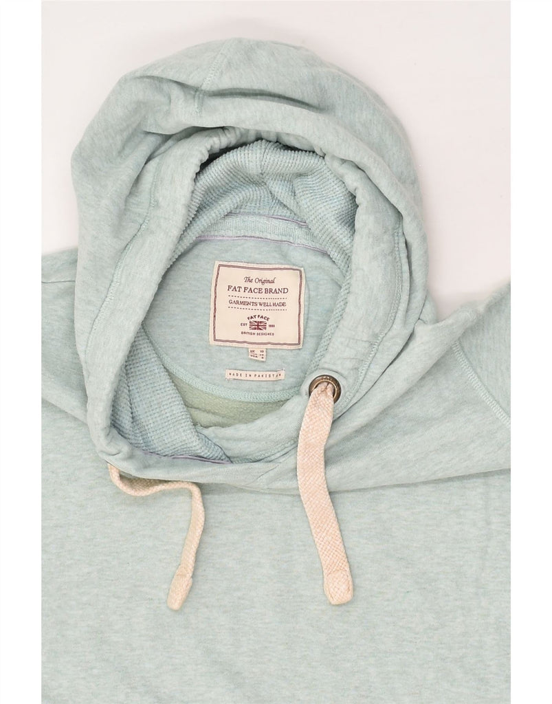 FAT FACE Womens Hoodie Jumper UK 10 Small Blue Cotton | Vintage Fat Face | Thrift | Second-Hand Fat Face | Used Clothing | Messina Hembry 