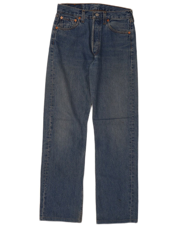 Levi's Womens 501 Straight Jeans W29 L30 Blue
