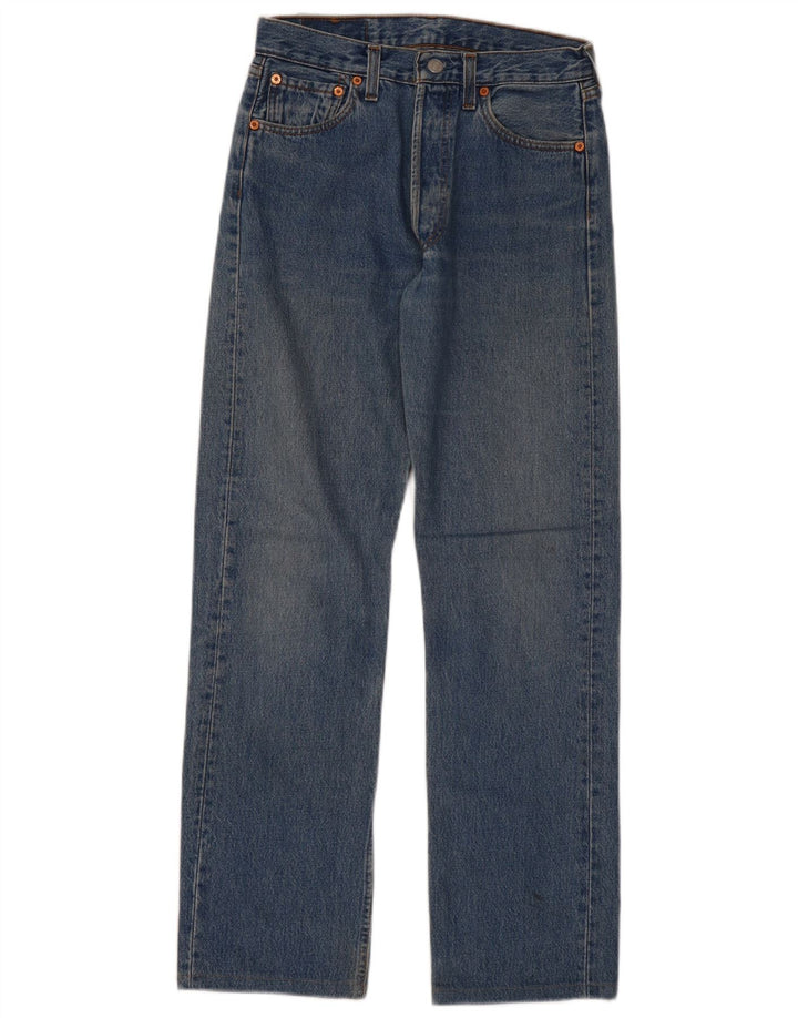 Levi's Womens 501 Straight Jeans W29 L30 Blue