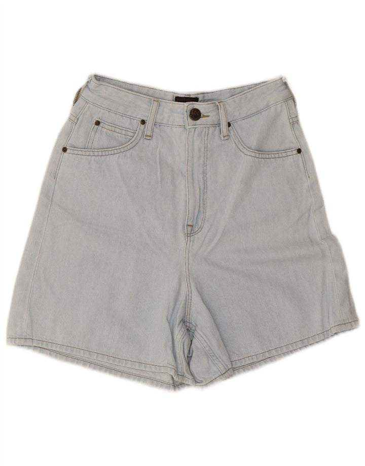 Lee Womens Stella Denim Shorts W26 Small Blue Cotton