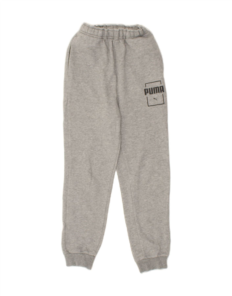 PUMA Boys Tracksuit Trousers Joggers 11-12 Years Grey | Vintage Puma | Thrift | Second-Hand Puma | Used Clothing | Messina Hembry 