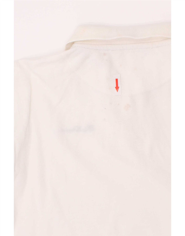 Ben Sherman Boys Polo Shirt 8-9 Years White Cotton
