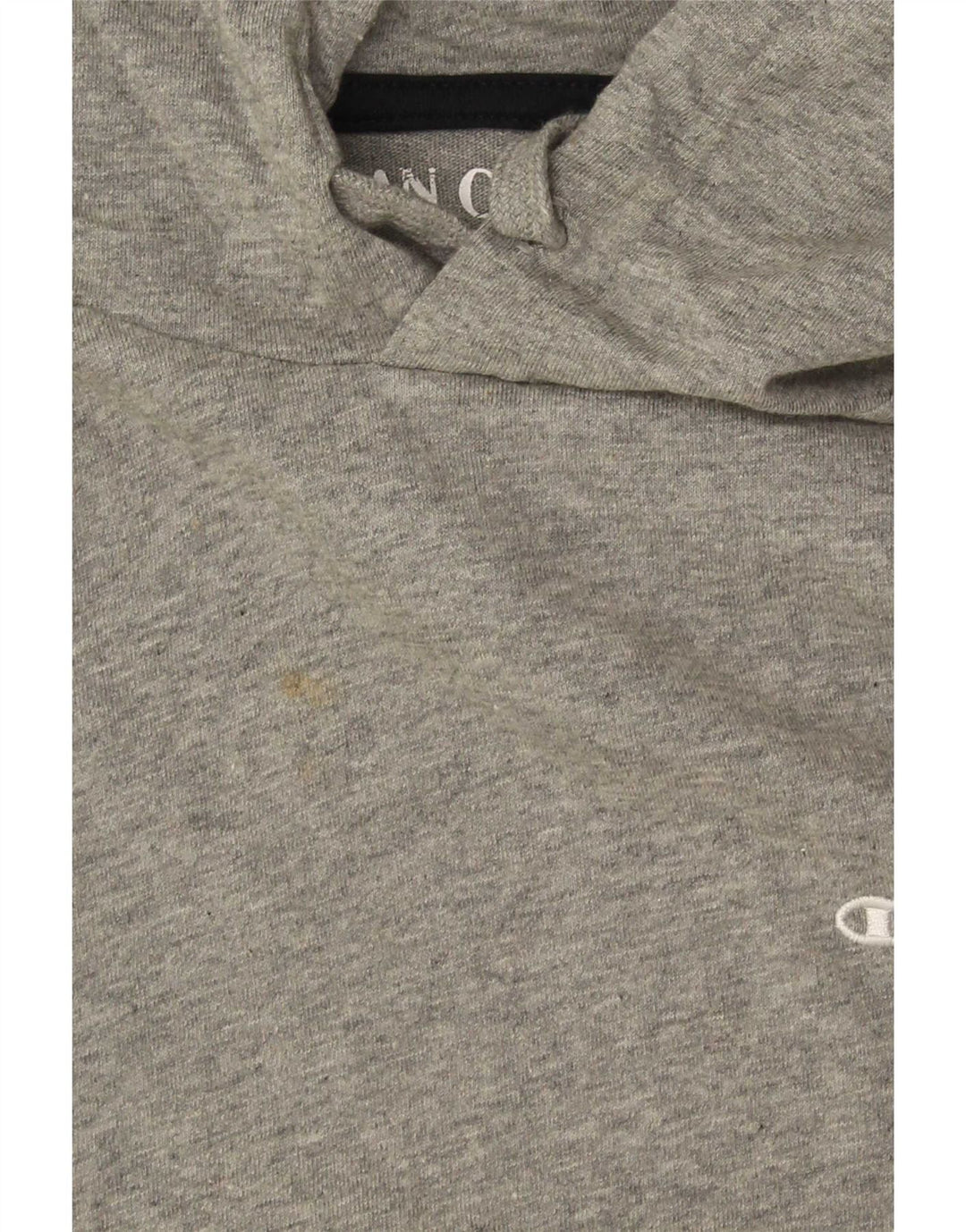 Champion Mens Hoodie Jumper Small Grey Colourblock Cotton