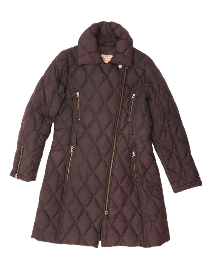 Marlboro Classics Womens Quilted Overcoat EU 42 Large Black