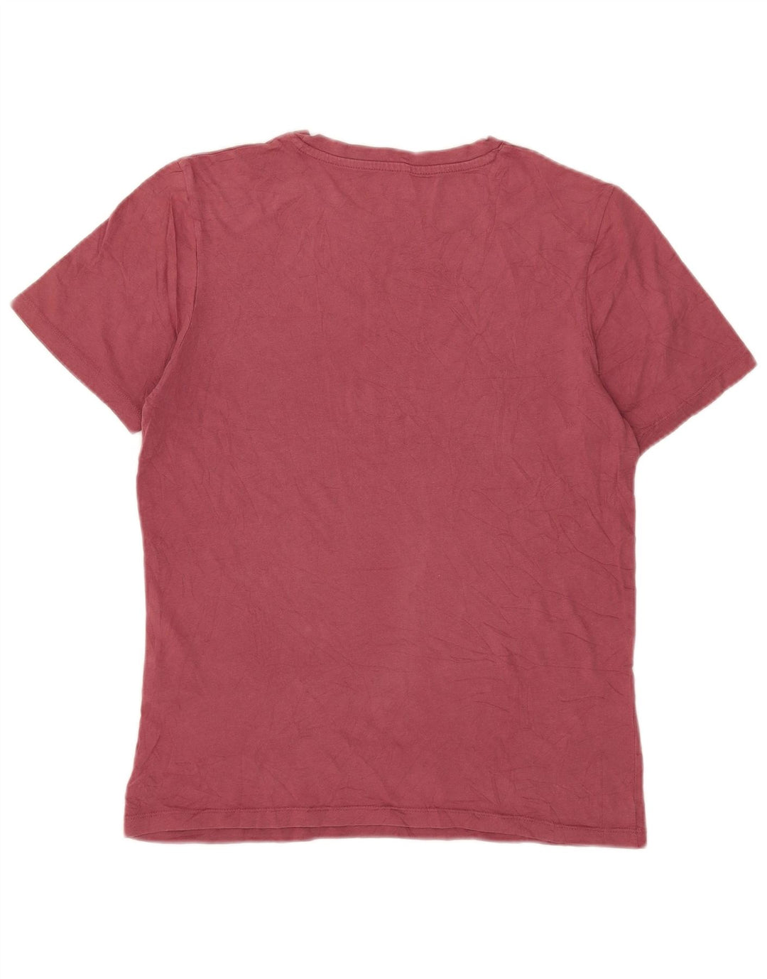 Jack & Jones Mens T-Shirt Top Medium Pink Cotton