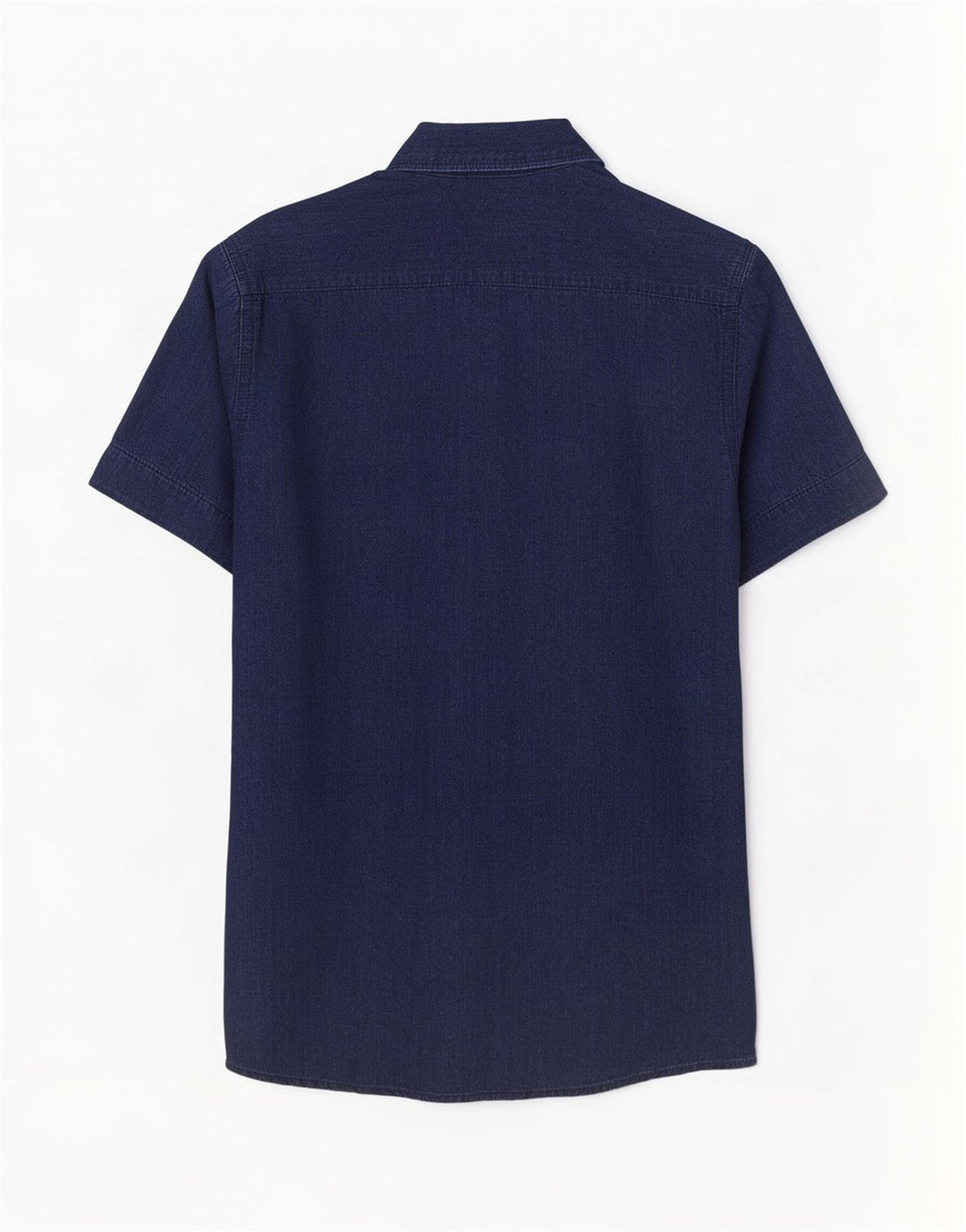 G-Star Mens Short Sleeve Shirt Medium Navy Blue Cotton