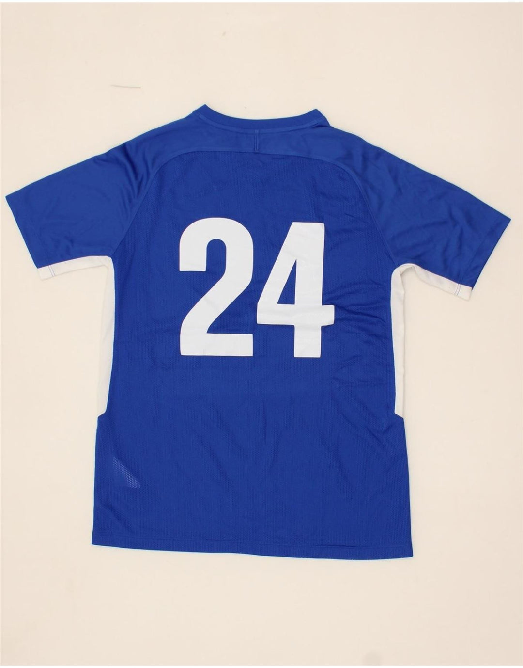 NIKE Boys Dri Fit Graphic T-Shirt Top 13-14 Years XL  Blue Polyester Vintage Nike and Second-Hand Nike from Messina Hembry 