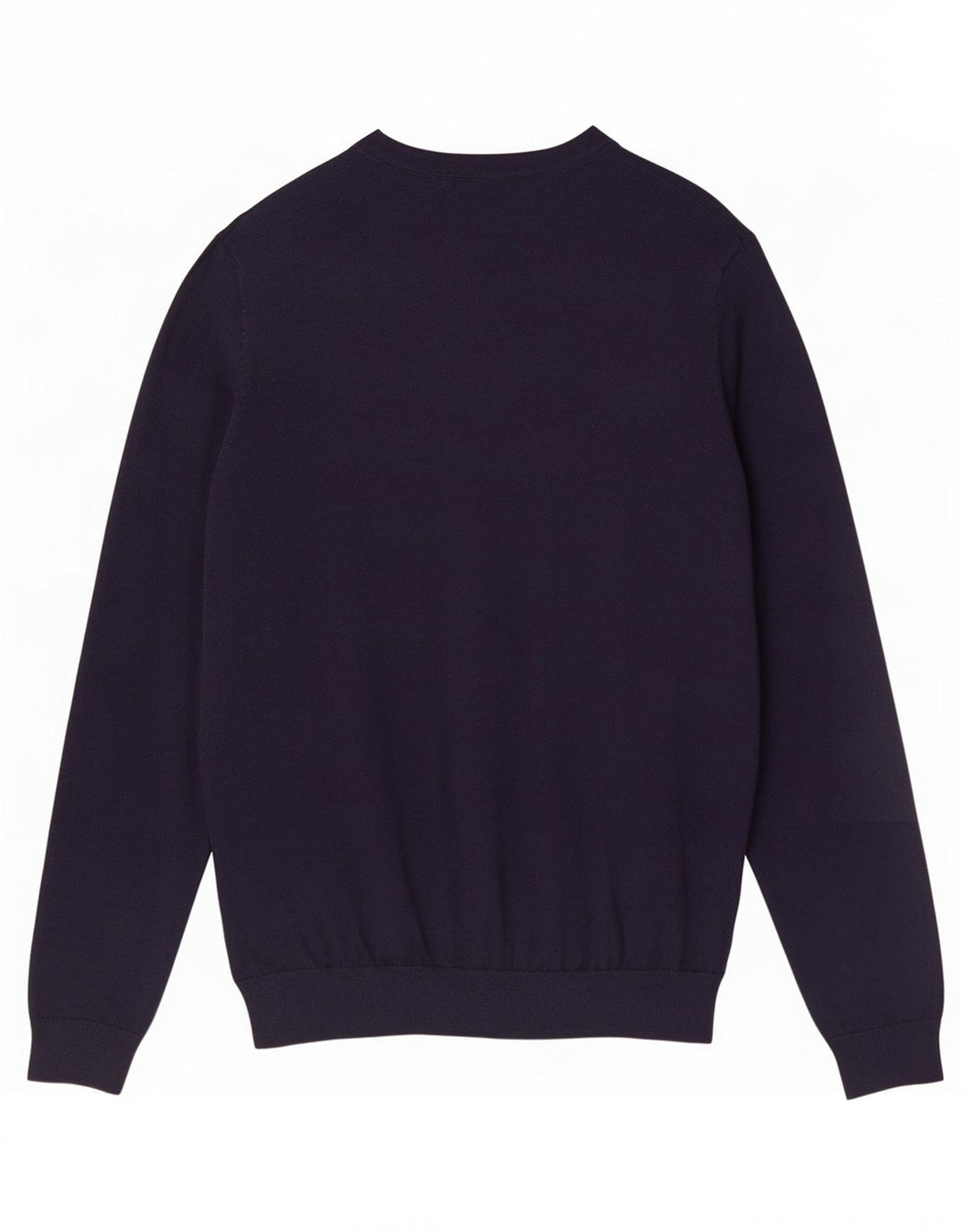 Marks & Spencer Mens Boat Neck Jumper Sweater Medium Navy Blue Merino Wool