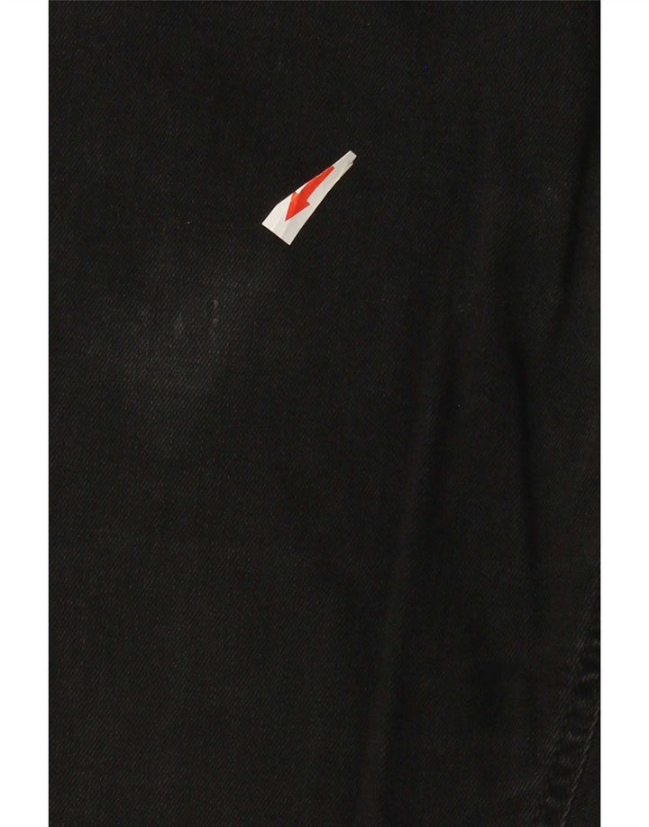 Gas Womens Albert Slim Jeans W33 L28 Black Cotton