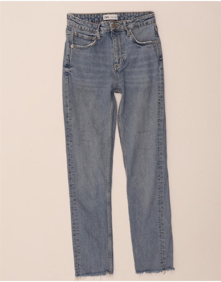 Zara Womens Slim Jeans EU 34 2XS W24 L27 Blue