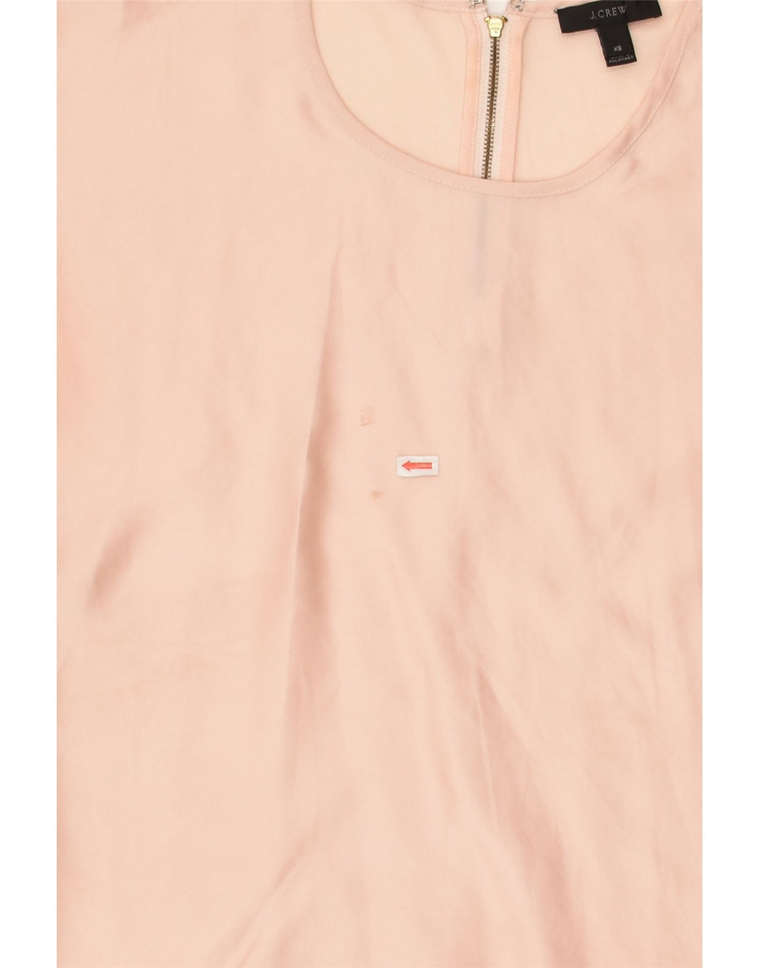 J. CREW Womens Short Sleeve Blouse Top UK 6 XS Pink Polyester | Vintage J. Crew | Thrift | Second-Hand J. Crew | Used Clothing | Messina Hembry 