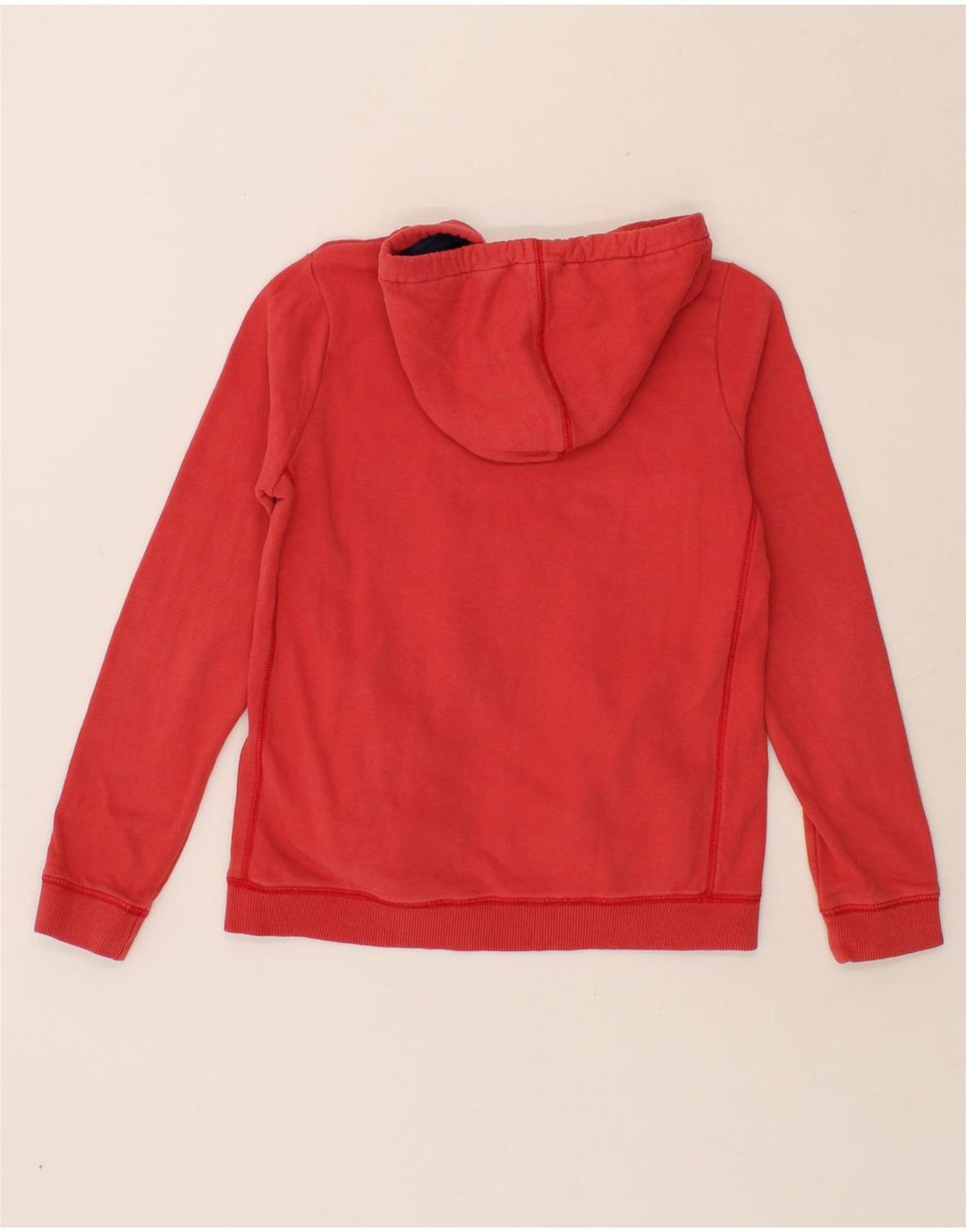 GUESS Boys Graphic Hoodie Jumper 13-14 Years Red Cotton Vintage Guess and Second-Hand Guess from Messina Hembry 
