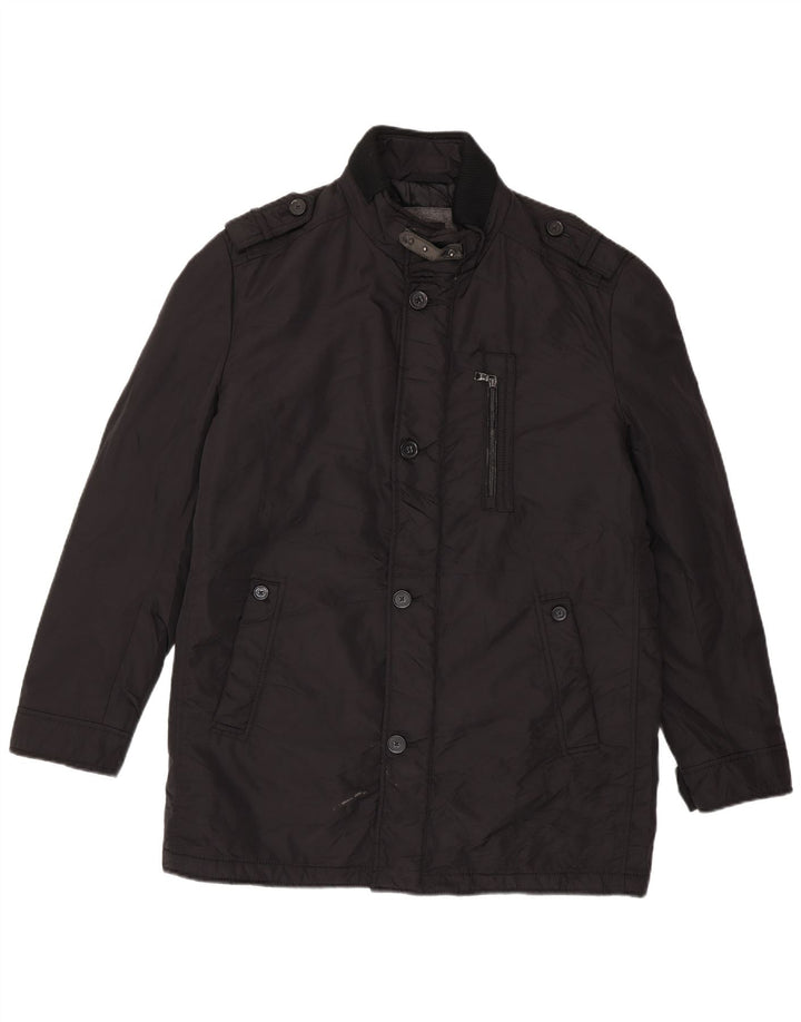 Hugo Boss Mens Utility Jacket UK 54 2XL Black Polyamide