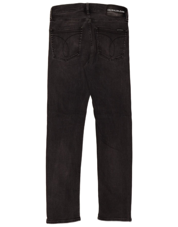 Calvin Klein Mens Slim Jeans W32 L32 Black Cotton