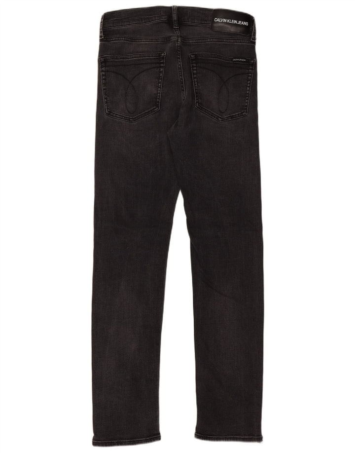 Calvin Klein Mens Slim Jeans W32 L32 Black Cotton