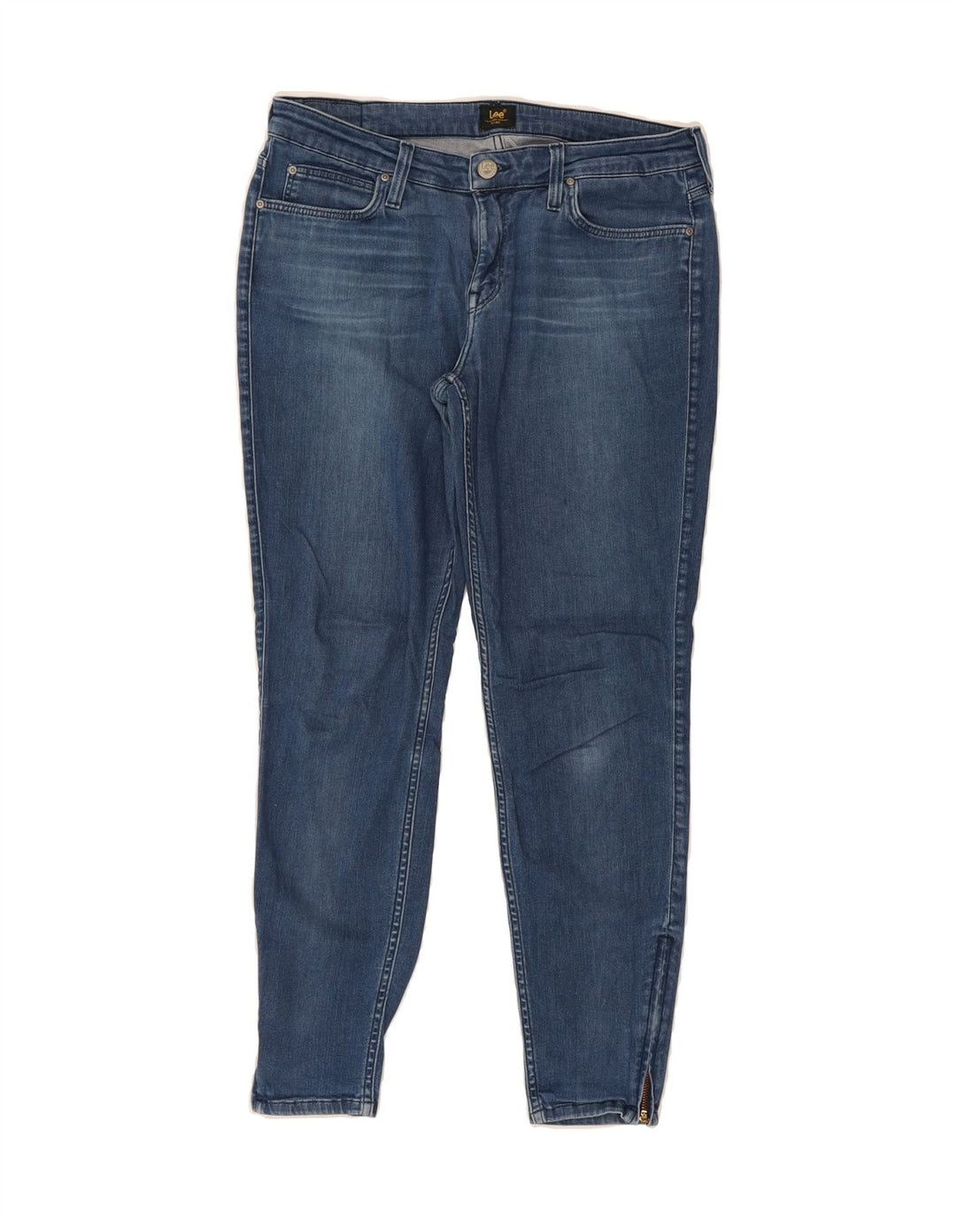 LEE Womens Scarlett Cropped Jeans W30 L28 Blue Cotton Vintage Lee and Second-Hand Lee from Messina Hembry 