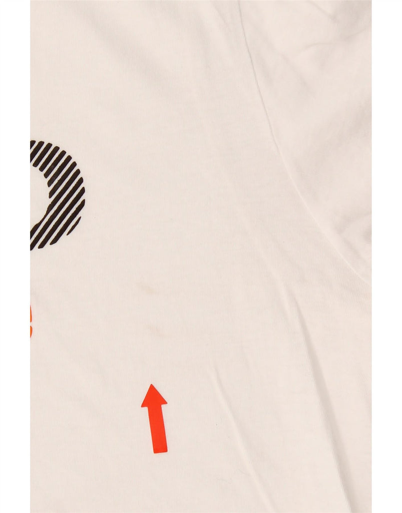 UMBRO Boys Graphic T-Shirt Top 13-14 Years XL White Cotton Vintage Umbro and Second-Hand Umbro from Messina Hembry 