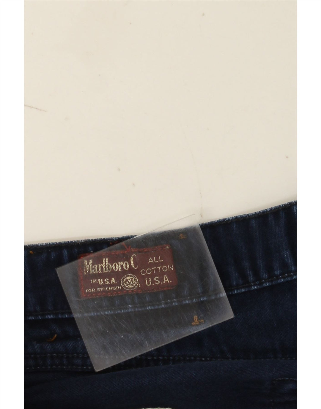 Marlboro Classics Mens Straight Jeans W34 L34 Blue Cotton
