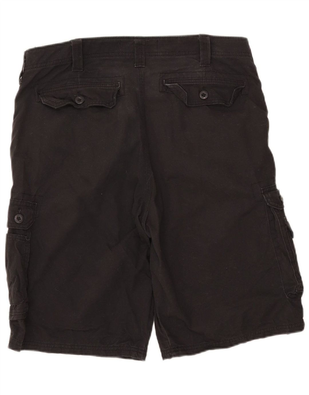 Lee Mens Cargo Shorts W34 Large Black Cotton